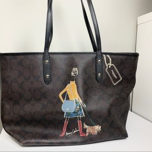Coach tote bag with graphic